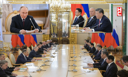 Rusya lideri Putin ve Çin lideri Cinping Moskova'da bir araya geldi