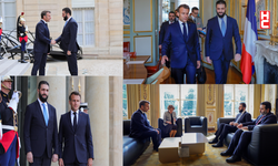 Fransa Cumhurbaşkanı Macron, Suriye Cumhurbaşkanı Ahmed Şara görüştü