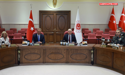 Bakan Yaşar Güler, Utah Dünya Ticaret Merkezi Başkanı jeff Flake'i kabul etti