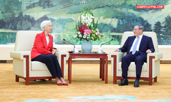 Çin Başbakanı Li Qiang, Avrupa Merkez Bankası Başkan Christine Lagarde'la görüştü