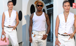 Future ve Karol G, Louis Vuitton defilesine Messika ile katıldı