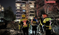 Tel Aviv'deki İsrail Savunma Bakanlığı'na yakın bir nokta İran füzesiyle vuruldu...