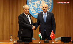 TBMM Başkanı Kurtulmuş, Filistin Ulusal Konseyi Başkanı Fattouh ile görüştü