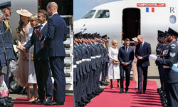 Fransa Cumhurbaşkanı Emmanuel Macron, İngiltere’de