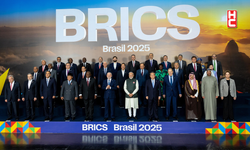 Dışişleri Bakanı Hakan Fidan, 17'nci BRICS Liderler Zirvesi'nde aile fotoğrafı çekimine katıldı
