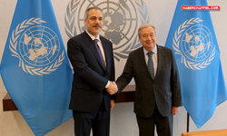 Bakan Hakan Fidan, BM Genel Sekreteri Guterres ile bir araya geldi