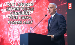 Bakan Ersoy: '64 milyar dolar yıl sonu turizm geliri hedefimize adım adım ilerliyoruz'