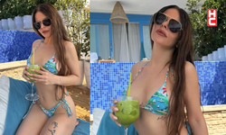 Simge Sağın tatil pozlarını paylaştı