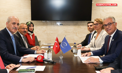 TBMM Başkanı Kurtulmuş, Cenevre'de AKPM Başkanı Rousopoulos ile görüştü