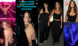 Sahra Şaş ve Cemre Baysel 'JLo' konserinde ışıldadı!