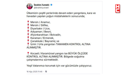 Tarım ve Orman Bakanı İbrahim Yumaklı: 8 ildeki yangınlar kontrol altına alındı