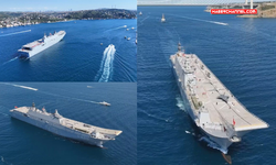 TCG Anadolu'nun 'Mavi Vatan Boğaz Geçişi' sona erdi