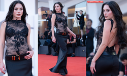 Melis Sezen, Venice Film Festivali'nde yine büyüledi