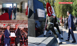 Cumhurbaşkanı Yardımcısı Yılmaz, KKTC'nin 42’nci yıl dönümü dolayısıyla düzenlenen törenlere katıldı