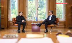 Zelenski, Yunanistan Başbakanı Kiryakos Miçotakis ile görüştü