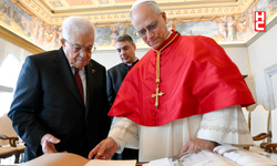 Filistin Devlet Başkanı Mahmud Abbas, Papa 14’üncü Leo ile görüştü