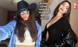 Demet Özdemir'in 'kovboy' havası!
