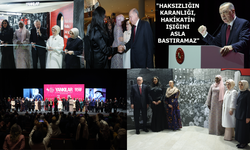 Cumhurbaşkanı Erdoğan ‘Yankılar’ sergisi açılış programında konuştu