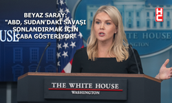 Beyaz Saray Sözcüsü Karoline Leavitt'den 'Sudan' açıklaması