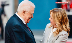 Filistin Devlet Başkanı Abbas, İtalya Başbakanı Giorgia Meloni ile görüştü