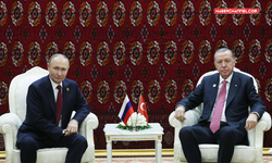 Cumhurbaşkanı Erdoğan, Akşabat'ta Rusya Devlet Başkanı Putin ile görüştü