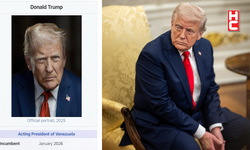 Trump, kendisini ‘Venezuela'nın Geçici Başkanı’ olarak gösteren fotoğraf paylaştı