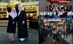 Emine Erdoğan, Malezya Başbakanı'nın eşi Wan Azizah İsmail ile bir araya geldi