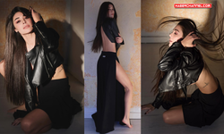 Eşref Rüya'nın kara meleği: Büşra Cebe, pozlarıyla nefes kesti