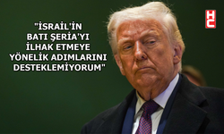 ABD Başkanı Trump'dan İsrail ve Batı Şeria açıklaması