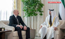 Azerbaycan Cumhurbaşkanı İlham Aliyev, BAE Devlet Başkanı Al Nahyan ile görüştü