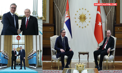 Cumhurbaşkanı Erdoğan, Sırbistan Cumhurbaşkanı Aleksandar Vucic'i resmi törenle karşıladı