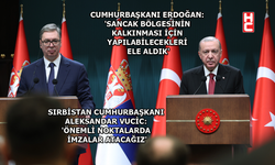 Erdoğan, Aleksandar Vucic ile ortak basın toplantısı düzenledi