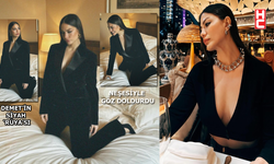 Siyahın asaleti: Demet Özdemir zarif tarzı ve şıklığıyla göz doldurdu