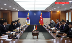 Bakan Alparslan Bayraktar, Kore Ticaret, Sanayi ve Kaynaklar Bakanı Kim Jung-Kwan ile görüştü