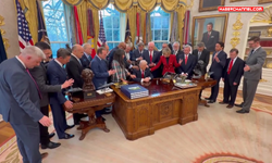 Beyaz Saray'da Donald Trump için dua ettiler