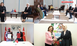 Bakan Göktaş, İsveç, Moldova ve Gambiyalı bakanlar ile UN Women temsilcisiyle bir araya geldi