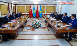Cumhurbaşkanı Yardımcısı Yılmaz, Kazakistan Başbakanı Oljas Bektenov ile görüştü