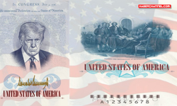 ABD'de Trump portreli pasaport dönemi