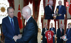 Cumhurbaşkanı Erdoğan, FIFA Başkanı Gianni Infantino’yu kabul etti