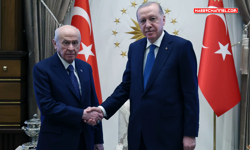 Cumhurbaşkanı Erdoğan, Bahçeli'yi kabul etti