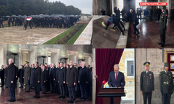 TBMM Başkanı Numan Kurtulmuş ve devlet erkanından Anıtkabir'e ziyaret