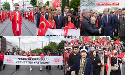 İstanbul'un fethinin 573'üncü yıl dönümünde Beyazıt'tan Ayasofya'ya 'Fetih Yürüyüşü' düzenlendi