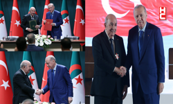 Cumhurbaşkanı Erdoğan, Cezayir Cumhurbaşkanı Tebbun ile ortak basın toplantısı düzenledi
