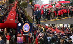 Samsun’da ‘Bayrak ve Fener Alayı’ yürüyüşü