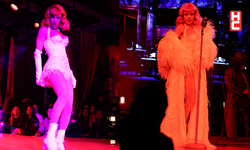 Teyana Taylor, Teyana Taylor, için özel tasarım Calvin Klein Collection giydi