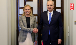 TBMM Başkanı Kurtulmuş, Helsinki'de Finlandiya Dışişleri Bakanı Elina Valtonen’i kabul etti