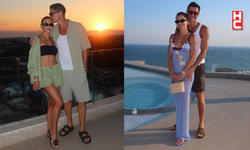 Robert Lewandowski, eşi Anna Lewandowska Antalya'da