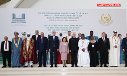 TBMM Başkanı Kurtulmuş, İSİPAB Konferansı'nda aile fotoğrafı çekimine katıldı