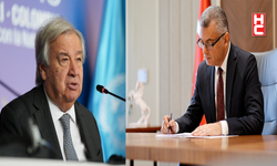 BM Genel Sekreteri Guterres, KKTC Cumhurbaşkanı Erhürman ile bir araya geldi