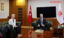Bakan Ömer Bolat, Birleşik Krallık Büyükelçisi Jill Morris'i kabul etti